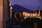 Pompei: il Foro e il Vesuvio sullo sfondo